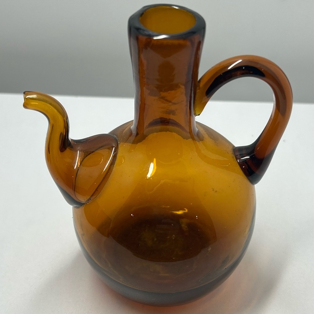 🐕3/20 Vintage Amber Glass Bundle - Set of 3 - Picture 6 of 9